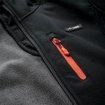 Kurtka damska Softshell Elbrus Iver Wo's - czarno-pomarańczowa