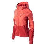 Kurtka damska Softshell Elbrus Signes Wo's - pomarańczowo-czerwona