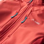 Kurtka damska Softshell Elbrus Signes Wo's - pomarańczowo-czerwona