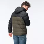 Kurtka męska ocieplana Hi-Tec Safi SP - zielono-czarna Kurtka męska ocieplana Hi-Tec Safi SP - zielono-czarna