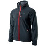 Kurtka męska Softshell Elbrus Iver - czarno-pomarańczowa