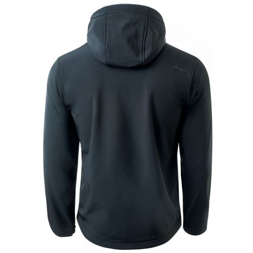 Kurtka męska Softshell Elbrus Iver - czarno-pomarańczowa