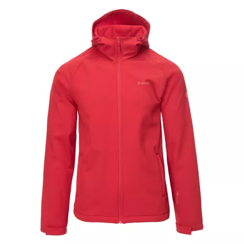 Kurtka męska Softshell Hi-Tec Core Bruni - czerwona