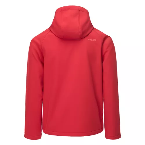 Kurtka męska Softshell Hi-Tec Core Bruni - czerwona