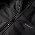 Kurtka męska ocieplana Softshell Hi-Tec Geko - czarna