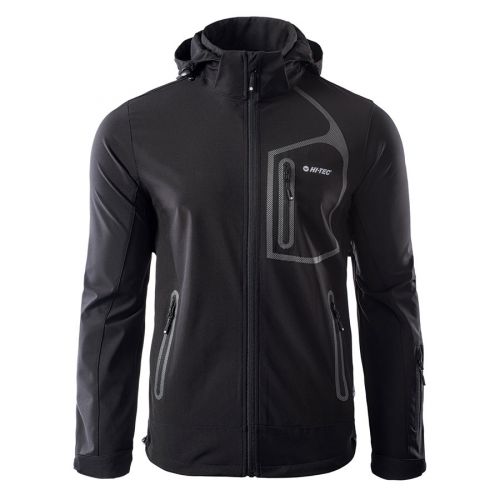 Kurtka męska Softshell Hi-Tec Nils - czarna