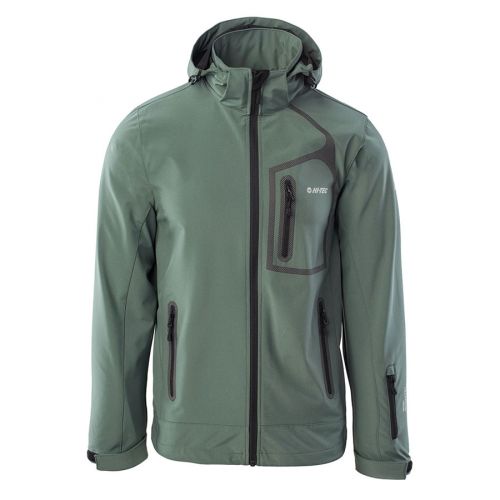 Kurtka męska Softshell Hi-Tec Nils - jasnozielona