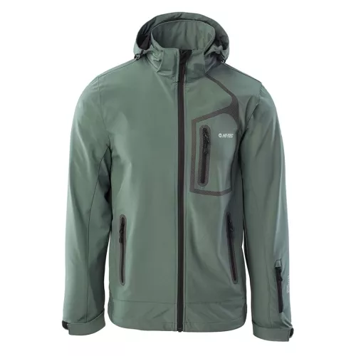 Kurtka męska Softshell Hi-Tec Nils - jasnozielona