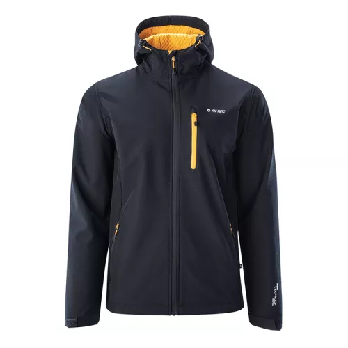 Kurtka męska Softshell Hi-Tec Sihar SP - czarny Kurtka męska Softshell Hi-Tec Sihar SP - czarny