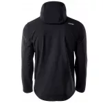 Kurtka męska Softshell Hi-Tec Caen - czarno-pomarańczowa