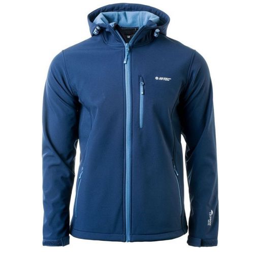 Kurtka męska Softshell Hi-Tec Caen - niebieska