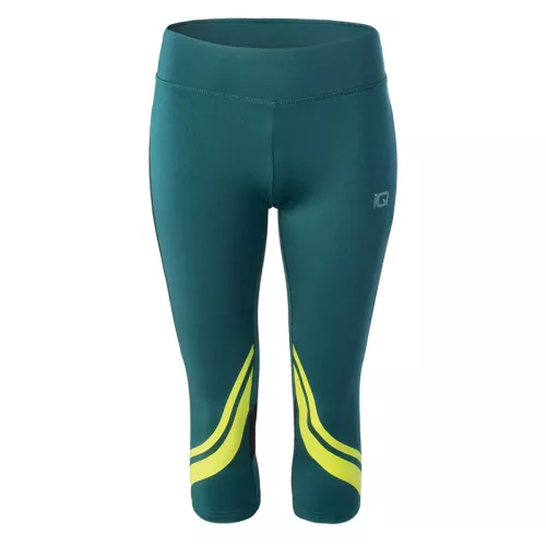 Legginsy damskie IQ Luna 3/4 WMNS - zielone