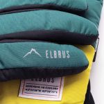 Rękawice narciarskie męskie Elbrus Pointe - zielono-żółte