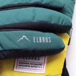 Rękawice narciarskie męskie Elbrus Pointe - zielono-żółte