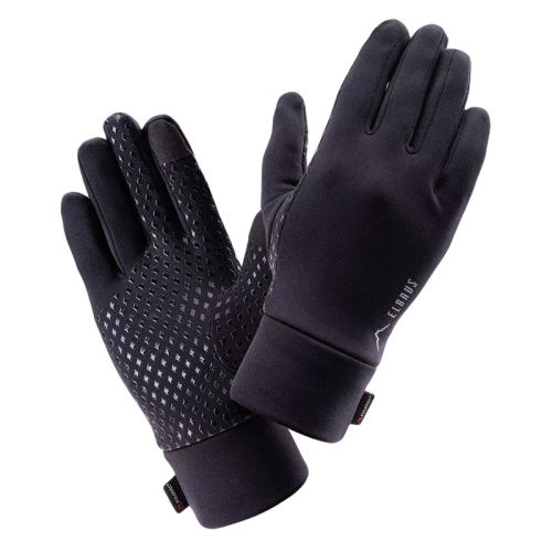 Rękawiczki damskie jesienno-zimowe Elbrus Porte Polartec Wo's - czarne