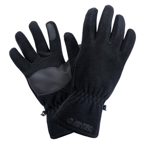 Rękawiczki męskie polarowe Hi-Tec Bage - czarne