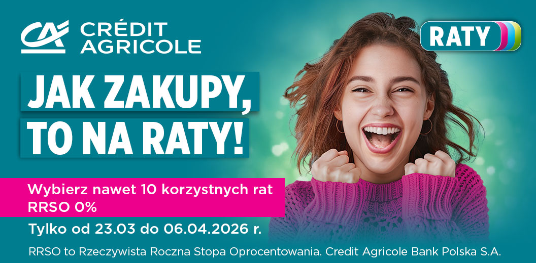 Raty Credit Agricole 0% w sklepie ABCfitness.pl