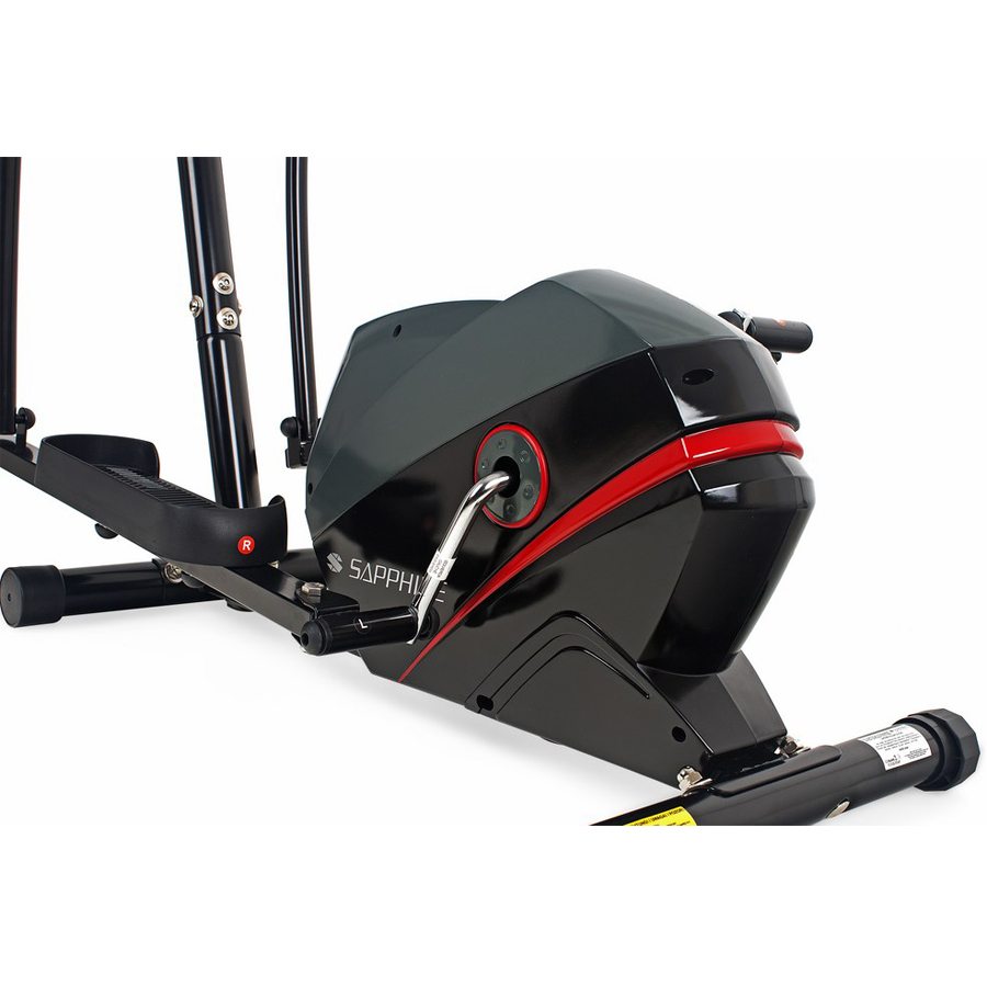 Orbitrek magnetyczny Sapphire SG-920E Pulsar - czarno-czerwony Orbitrek magnetyczny Sapphire SG-920E Pulsar - czarno-czerwony
