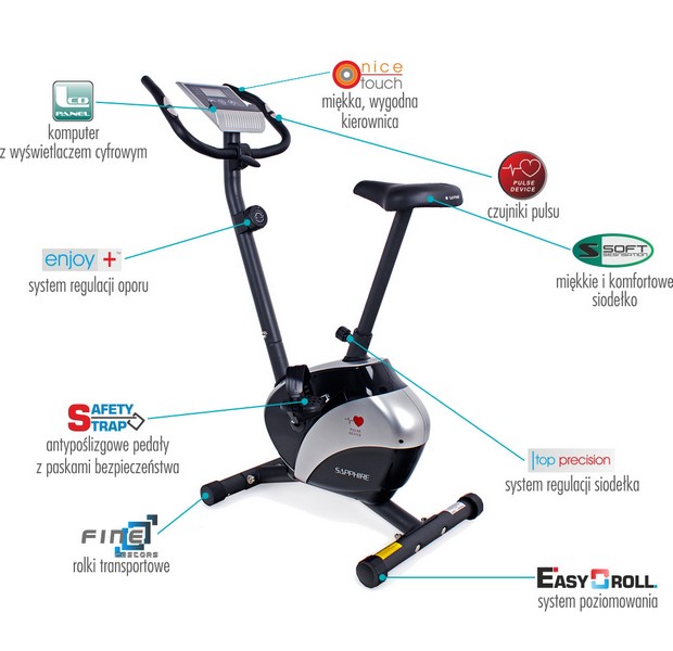 Rower magnetyczny SG-911B Sapphire FALCON Rower magnetyczny SG-911B Sapphire FALCON