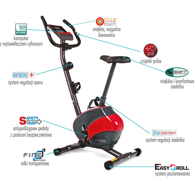 Rower magnetyczny SG-911B Sapphire FALCON