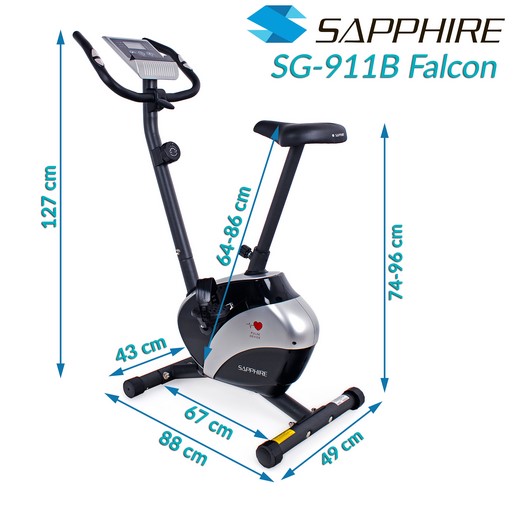 Rower magnetyczny SG-911B Sapphire FALCON Rower magnetyczny SG-911B Sapphire FALCON