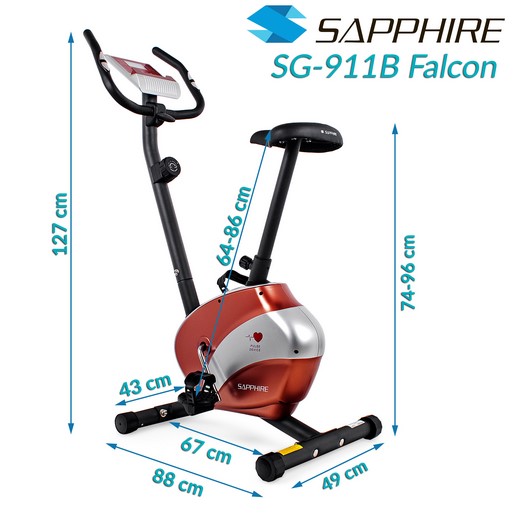 Rower magnetyczny SG-911B Sapphire FALCON