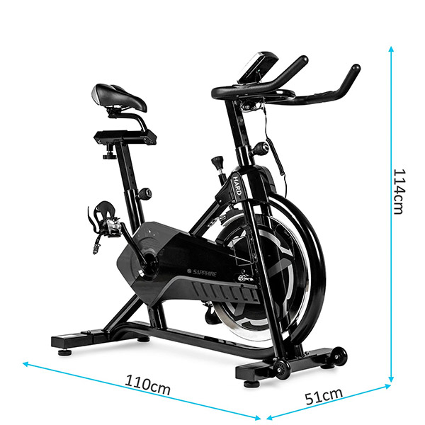 Rower spinningowy Sapphire SG-1000S HARD - czerwony