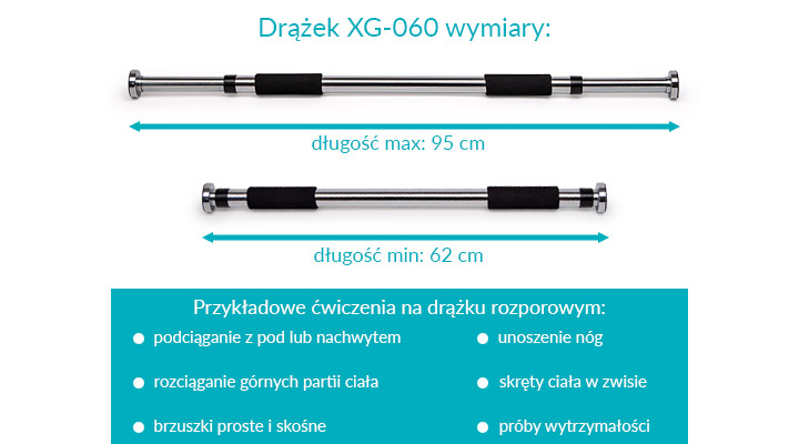 Drążek rozporowy XG-060 Xylo Drążek rozporowy XG-060 Xylo