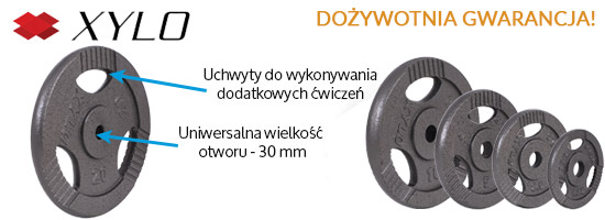 Zestaw obciążeń Xylo Master 62 kg Zestaw obciążeń Xylo Master 62 kg