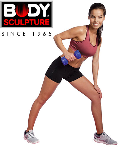 Hantle powlekane 2x2kg Body Sculpture SW102 Hantle powlekane 2x2kg Body Sculpture SW102