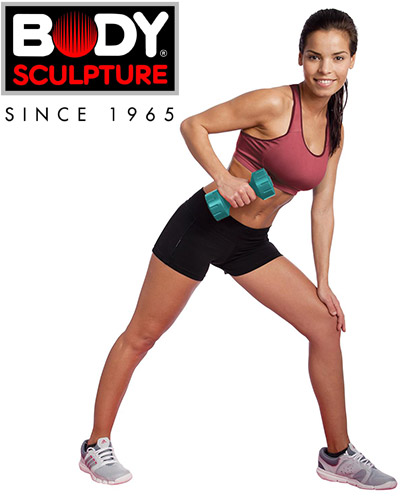 Hantle powlekane 2x3 kg Body Sculpture SW 103 Hantle powlekane 2x3 kg Body Sculpture SW 103