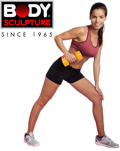 Hantle powlekane 2x4 kg Body Sculpture SW 104 Hantle powlekane 2x4 kg Body Sculpture SW 104