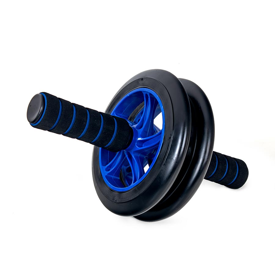 Kółko do ćwiczeń Sapphire SG-1047 z podwójny kółkiem i podkładką