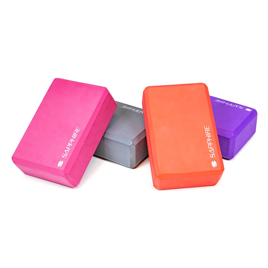 Kostka do jogi  SG-072 Sapphire czerwona