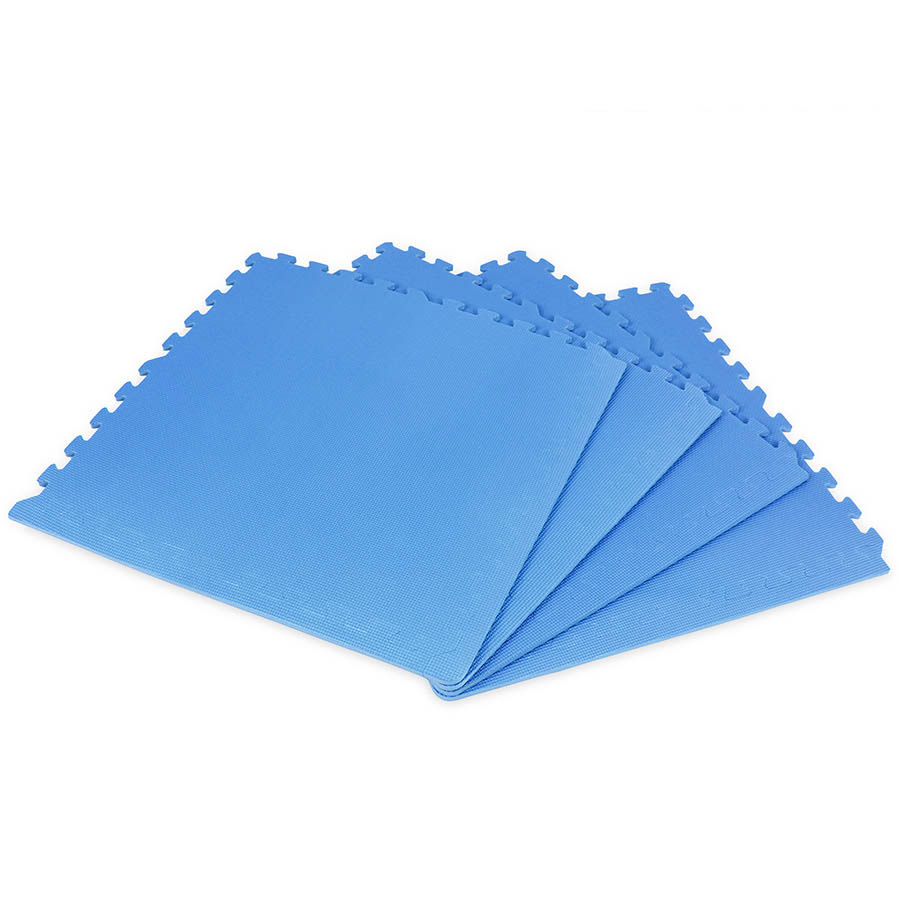 Mata amortyzująca Sapphire SG-006 puzzle 114 x 223 cm - niebieska