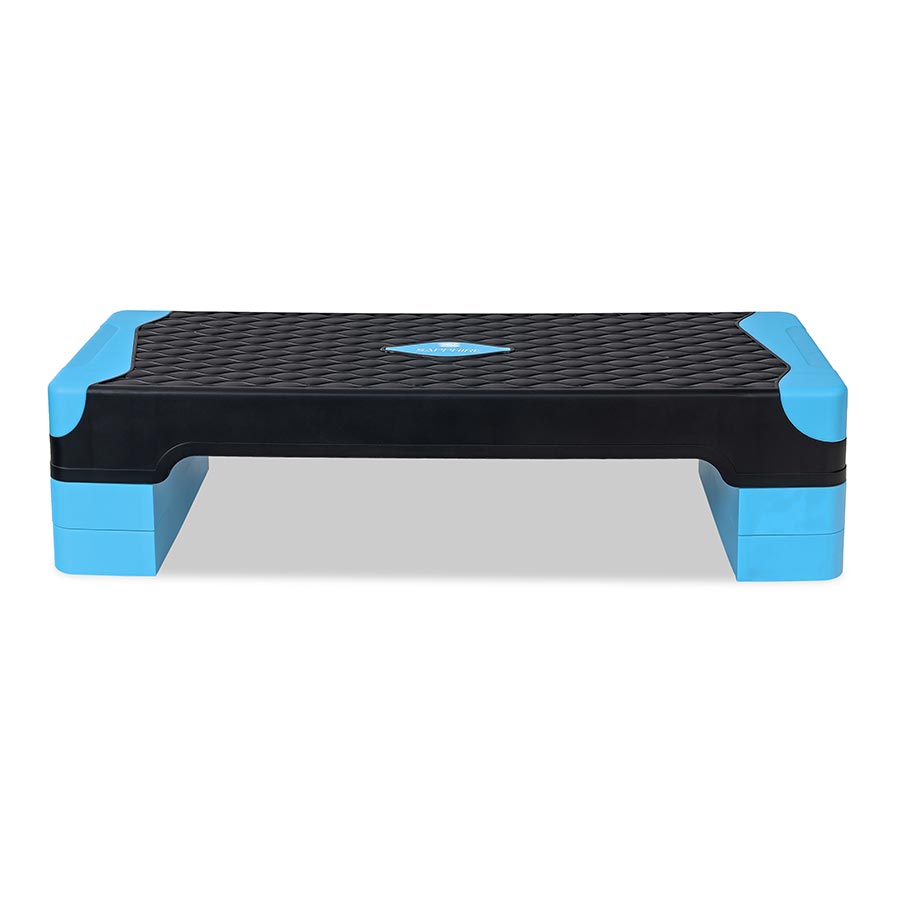 Step fitness trzystopniowy balansujący 2w1 Sapphire SG-058 - niebieski