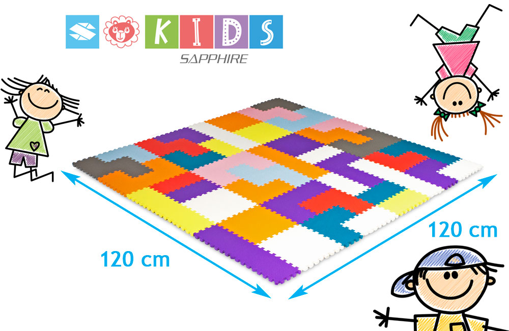 Podłogowa mata puzzle dla dzieci Sapphire Kids SK-28 - tetris Podłogowa mata puzzle dla dzieci Sapphire Kids SK-28 - tetris
