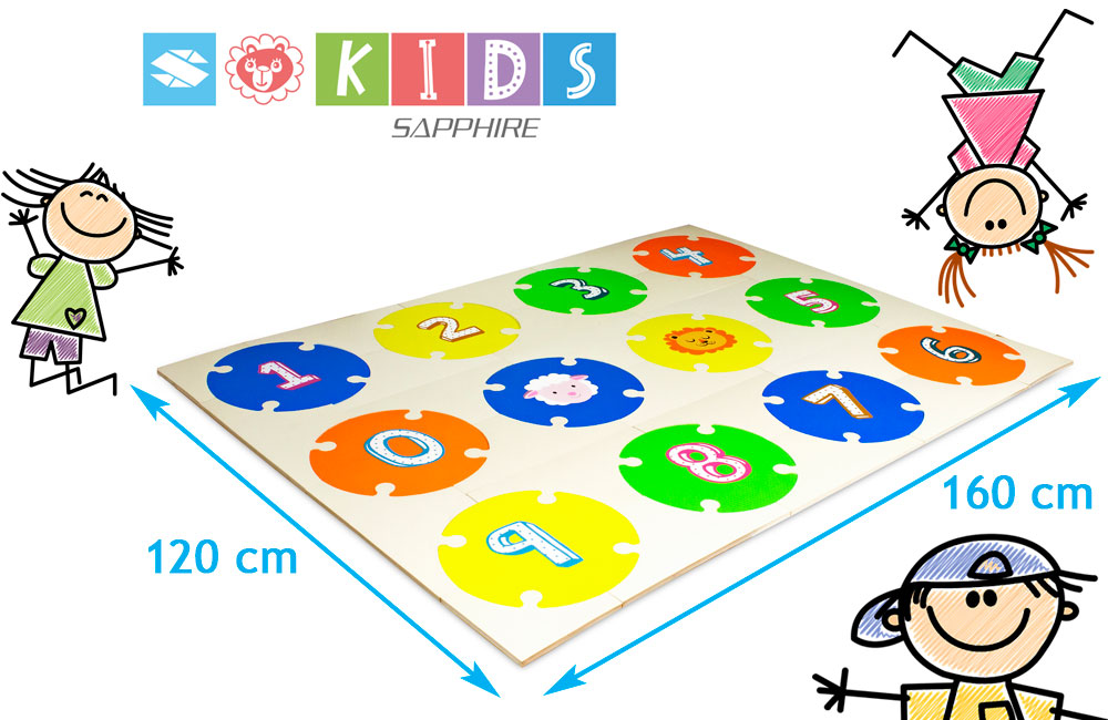 Podłogowa mata puzzle dla dzieci Sapphire Kids SK-29 - cyferki Podłogowa mata puzzle dla dzieci Sapphire Kids SK-29 - cyferki