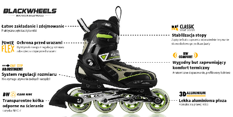 Rolki regulowane BW-690 Blackwheels