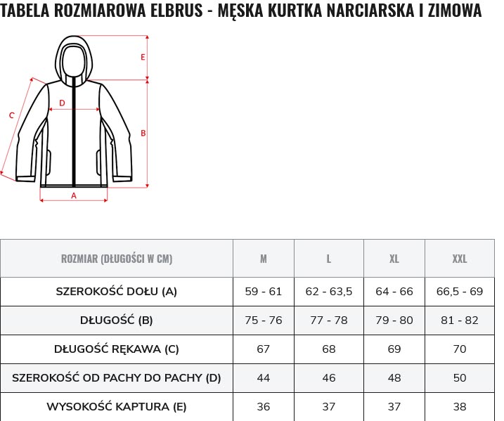 Kurtka narciarska męska ocieplana Elbrus Noaks