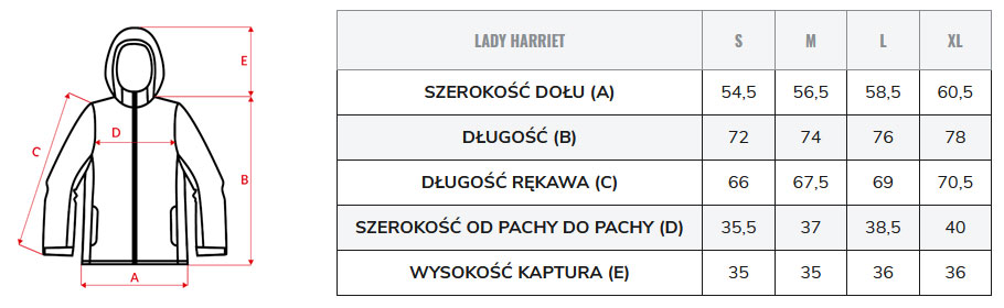 Kurtka przejściowa damska Hi-Tec Lady Harriet Jacket 